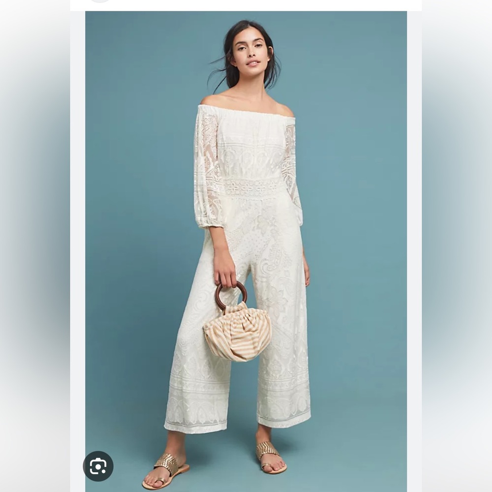 Farm Rio Elliot Off-the-Shoulder Jumpsuit
